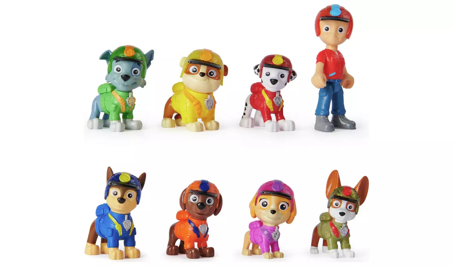 PAW Patrol: Jungle Pups Action Figures Gift Pack, with 8 Collectible Toy Figures, Kids Toys for Boys and Girls Ages 3 and Up