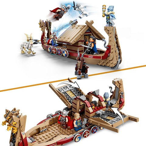 LEGO, Marvel, The Goat Boat Constructor, 564 Parts