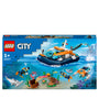 LEGO® 60377 City Explorer Diving Boat Set with Submarine Toy