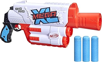 Nerf Mega XL Big Rig Blaster Largest Nerf Mega Toy Kids 3 Nerf Mega XL Dart