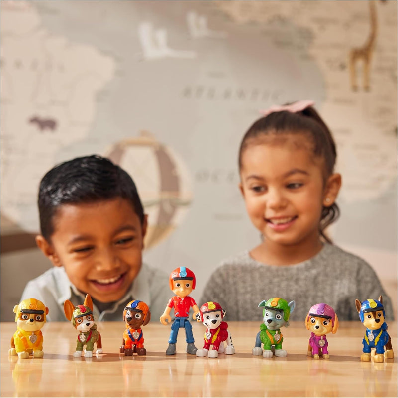 PAW Patrol: Jungle Pups Action Figures Gift Pack, with 8 Collectible Toy Figures
