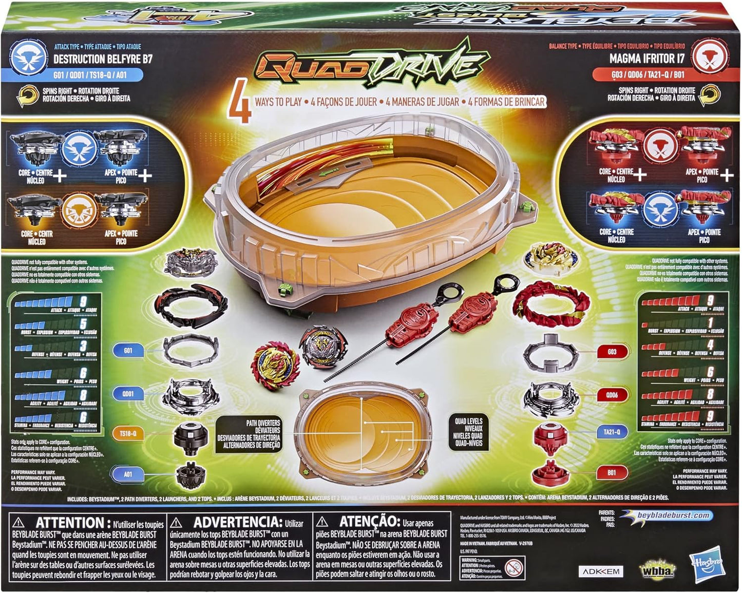 Beyblade Burst QuadDrive Cosmic Vector Battle Set