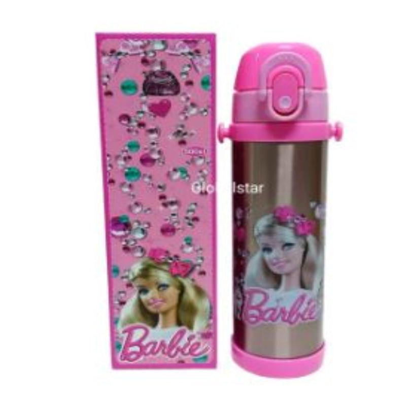 Girls Barbie Character Stainless Steel Water