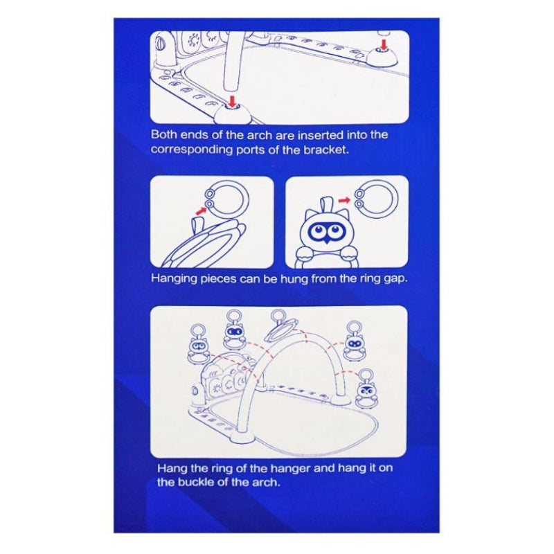 Huanger Piano Fitness Rack, For 0m+, HE0652