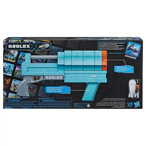 Nerf Roblox Sharkbite Web Launcher Dart Blaster Toy