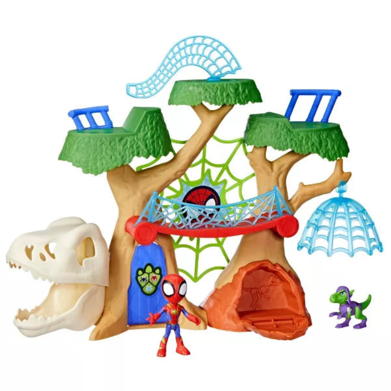 Spidey and His Amazing Friends Marvel Spider-Man Dino Webs Treehouse