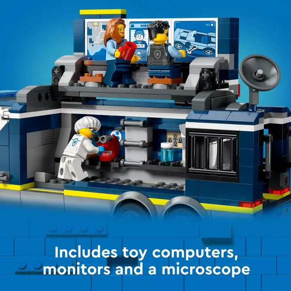 LEGO City Police Mobile Crime Lab Truck Toy 60418