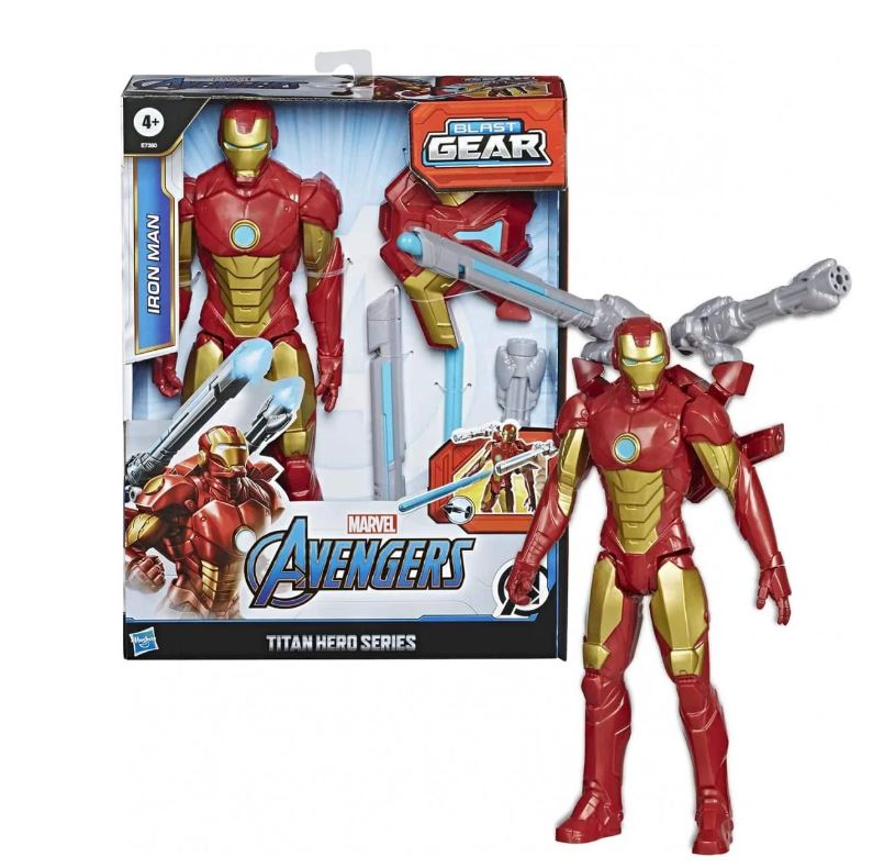 Hasbro Avengers Marvel Titan Hero Series Blast Gear Iron Man Action Figure