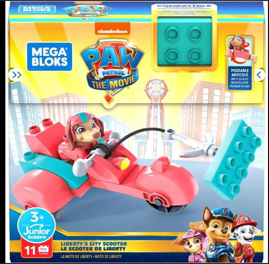 MEGA BLOKS PAW PATROL - LIBERTYS CITY SCOOTER SET