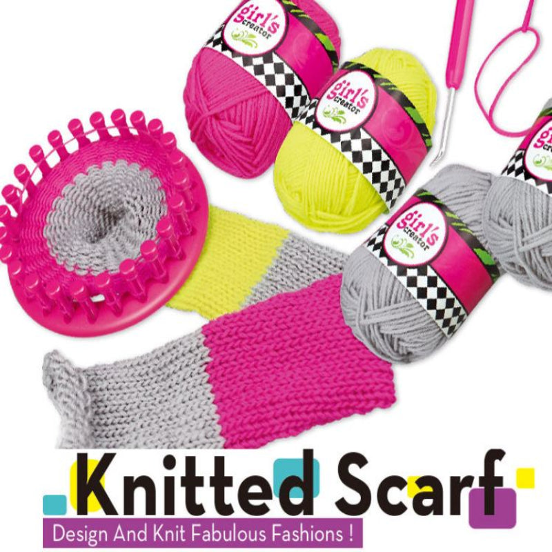 5+ Simple Crochet Machine Toys Set Scarf Kids Knitting Tools
