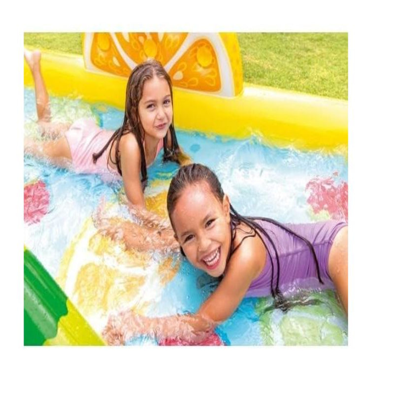 Adlon Baby Inflatable Pool, Swimming Pool with Pump, Indoor & Outdoor Swimming Pool for Kids, Swim Center Family Lounge Pool (Fruit Design Swimming Pool)