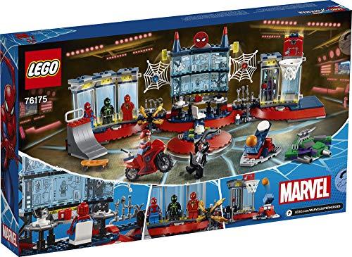 LEGO Marvel Spider-Man Attack on The Spider Lair 76175 Cool Building Toy, Featuring The Spider-Man Headquarters