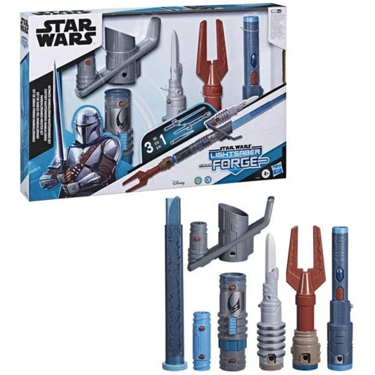 Star Wars Lightsaber Forge Ultimate Mandalorian Masterworks Set, Customizable Electronic Lightsaber