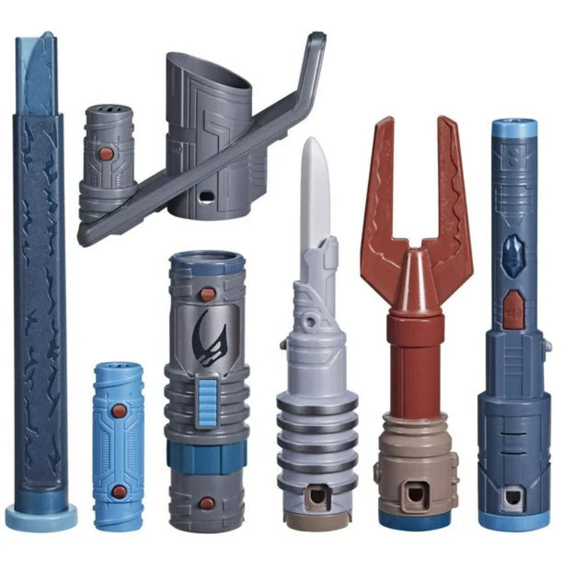 Star Wars Lightsaber Forge Ultimate Mandalorian Masterworks Set, Customizable Electronic Lightsaber