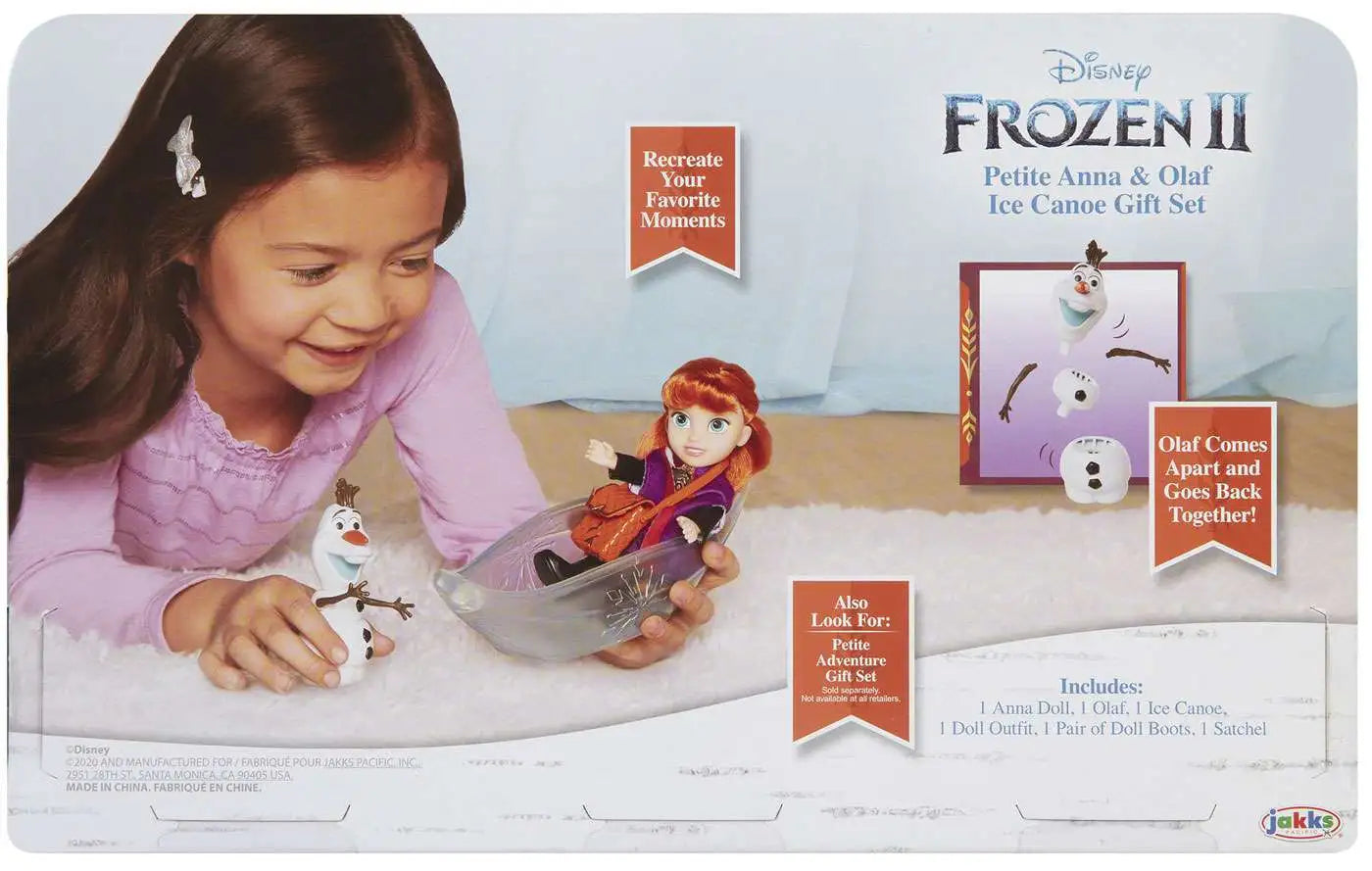 Disney Frozen 2 Petite Anna & Olaf Ice Canoe Gift Set Exclusive