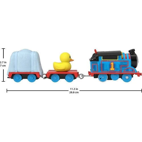 Thomas & Friends Motorised Train Engine With 2 Railway Carriages