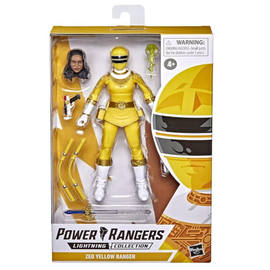 Power Rangers Lightning Collection Zeo Yellow Ranger 6-Inch Premium Collectible Action Figure Toy with Accessories