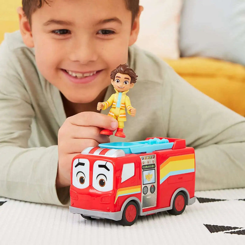 Disney Junior Firebuds Bo & Flash Figure & Vehicle