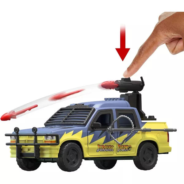 Jurassic Park JP30 '93 Classic Track & Explore Exclusive Vehicle Set [with Scutosaurus & Truck]