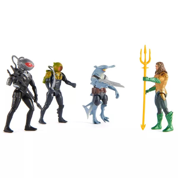 DC Aquaman and The Lost Kingdom Black Manta, Aquaman, Manta Man & Shark Guard Exclusive Action Figure [Sunken Citadel]