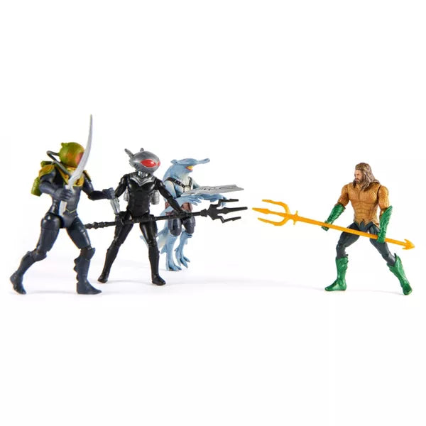 DC Aquaman and The Lost Kingdom Black Manta, Aquaman, Manta Man & Shark Guard Exclusive Action Figure [Sunken Citadel]