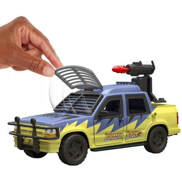 Jurassic Park JP30 '93 Classic Track & Explore Exclusive Vehicle Set [with Scutosaurus & Truck]