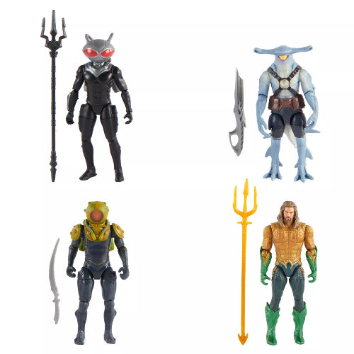 DC Aquaman and The Lost Kingdom Black Manta, Aquaman, Manta Man & Shark Guard Exclusive Action Figure [Sunken Citadel]