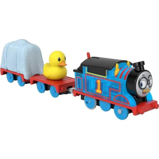 Thomas & Friends Motorized Toy Train Secret Agent Thomas Battery-Powered Engine with Cargo for Preschool Pretend Play Kids Ages 3+ Years